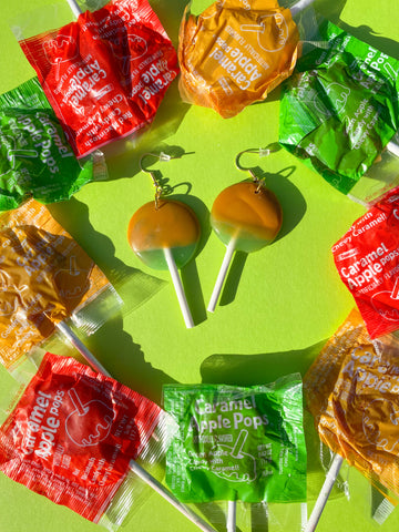 Caramel Apple Pop Earrings