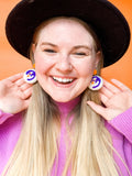 Felt Ookie Kookies w/ Acrylic Stud Earrings