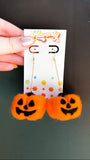 Mr. Jack-O Pumpkin Earrings