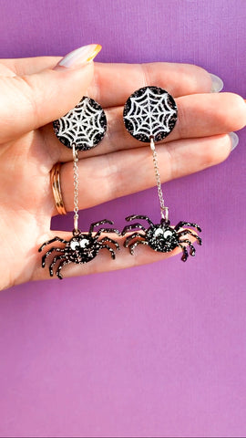 Dancing Spider Earrings