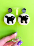 Felt Ookie Kookies w/ Acrylic Stud Earrings